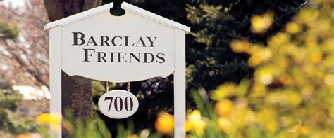 Barclay friends - Barclay Friends (BARCLAY FRIENDS) is a nursing home in West Chester, Pennsylvania.The NPI Number for Barclay Friends is 1275530735.A nursing home, also known as skilled nursing facility (SNF), is a facility or distinct part of an institution whose primary function is to provide medical, continuous nursing, and other health and social services to patients who are not in an acute phase of ... 